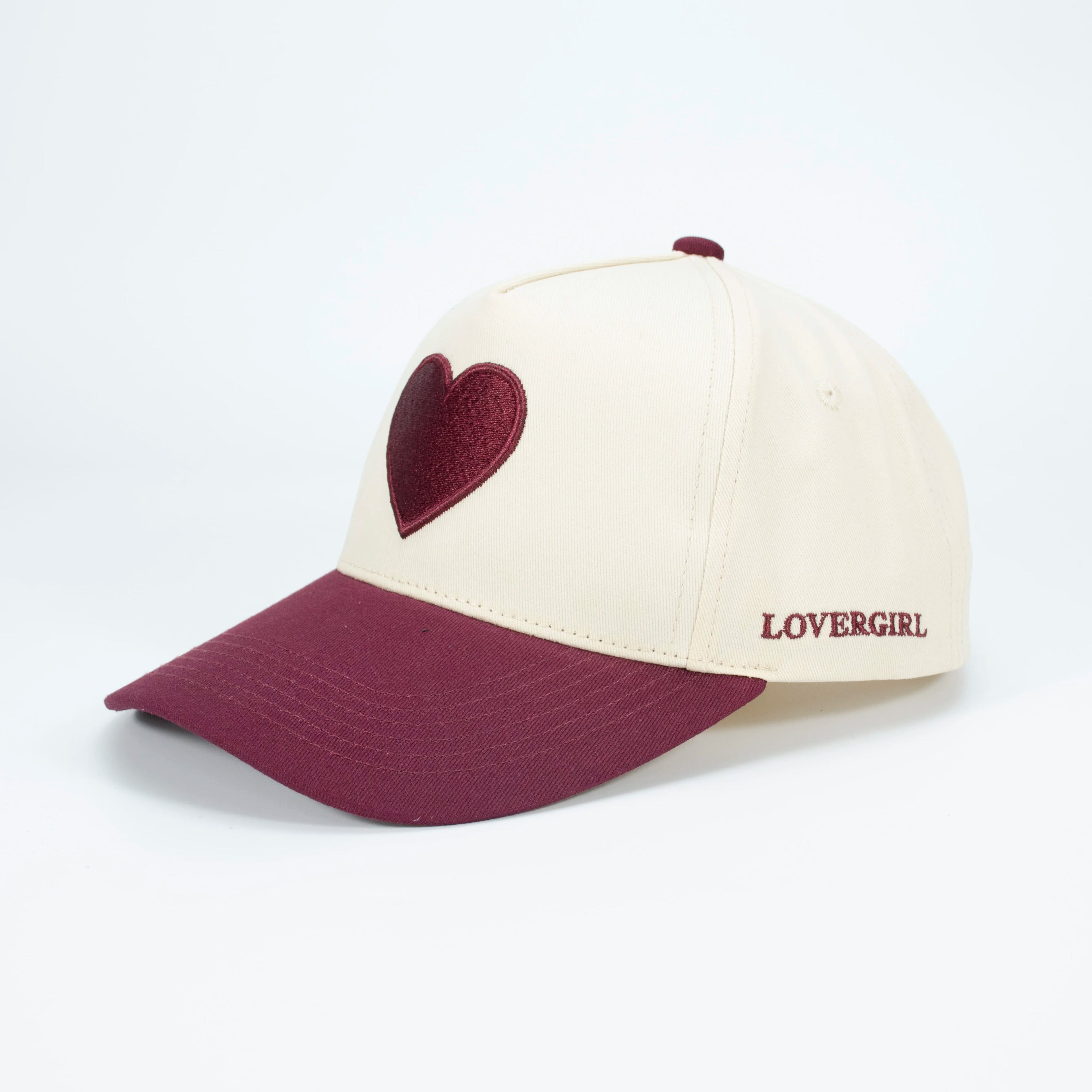 OEM/ODM Accepted 100% Cotton Two Tone Baseball Caps Adjustable 5-Panel Design with Embroidered Logo Breathable Fabric