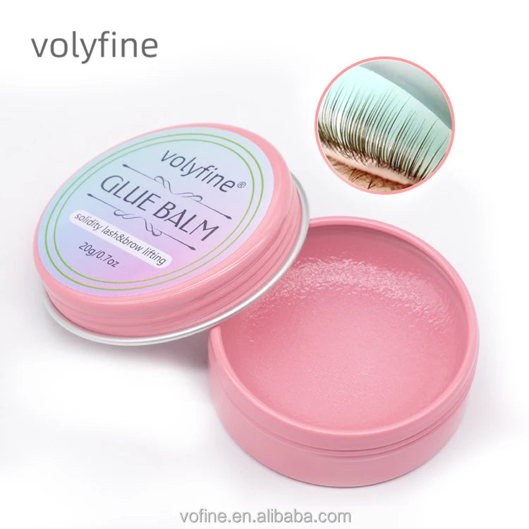 [volyfine] Professional Factory Custom Lash Lift Glue Balm Strong Hold Glue Balm Lash Lift Eyelash Adhesive Quick Hold OEM