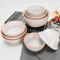 Melamine Bowls Set Soup Rice Small Bowls Cereal Bowl Chip Resistant Dishwasher Safe