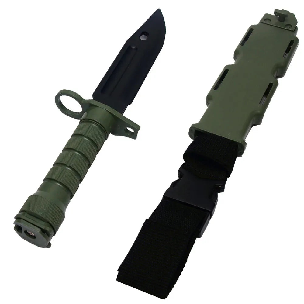 Warwolf M9 Outdoor Training 30 cm Customized Rubber Knife Combat Plastic Toy Knife