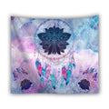Bohemia Dream Catcher Tapestry Psychedelic Feathers Portrait Occult Decor Bedroom Hippie Wall Carpet Eco-Friendly Macrame