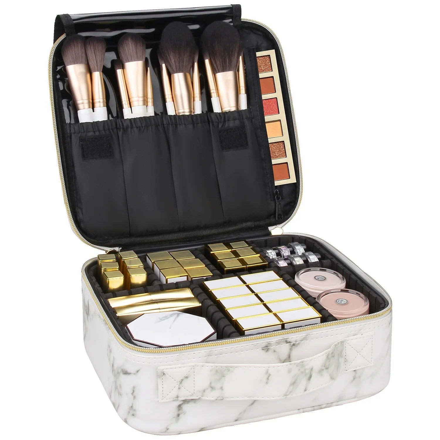 Fashion Female Profession Makeup Case Beautician Cosmetics Organizer Storage Box Nail Tool Suitcase Women Travel Make up Bag