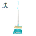 High Quality Durable Broom and Dustpan Set Latest Style with Sticky Sweeping Tooth Bristle Head Material