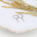 Genuine S925 Sterling Silver Jewelry Drop Earrings Designer Key Earrings for Women