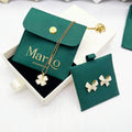 Custom Microfiber Jewelry Packaging Pouch with Insert Pad/ Holder Earing Pouch Bag