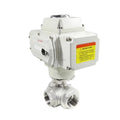 FURUI Q941F Series FR-05A 3-Way Stainless Steel Electric Actuator Ball Valve Three-Way Pressure Regulating Rotor Pump OEM Option