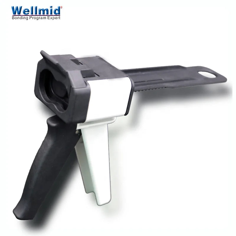 Wellmid 4:1 50ml Araldite Epoxy AB Glue Gun Manual Dispenser Plastomer Cartridge Glossy Surface Model G50-04-50 Standard Double