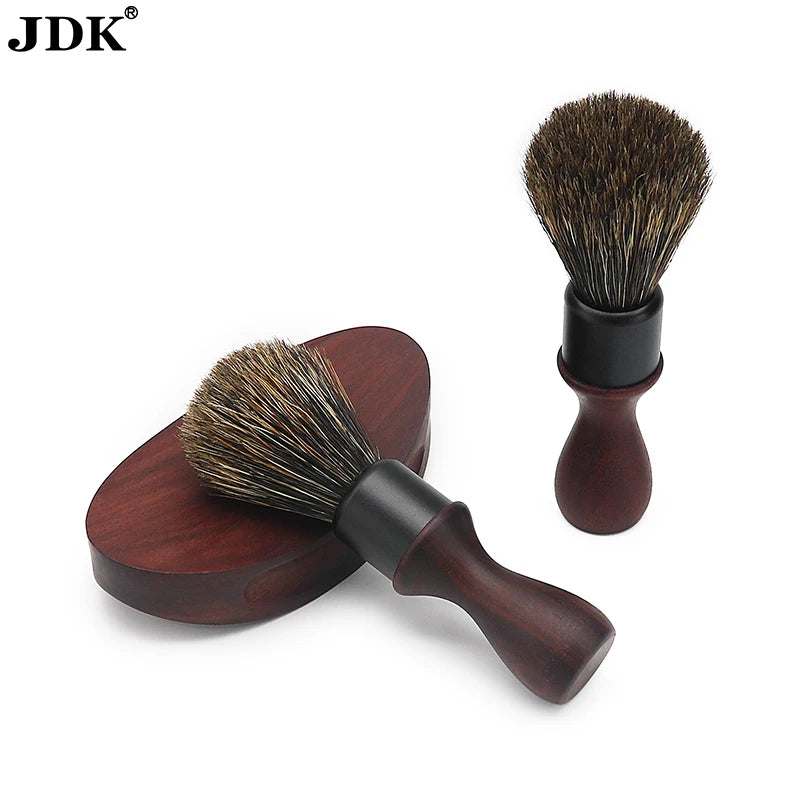 1pc 100% Pure Boar Shaving Brush Bristle Wood Handle Shaver Brush