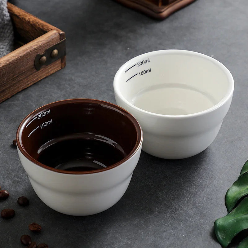 2023 Top Seller Coffee Mug Tumblers 200ML Bowl Barista Professional Ceramic Coffee Cupping Bowl