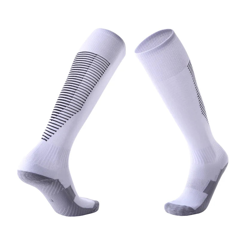 Custom New Design Hot Selling Breathable Soccer Socks Custom logo Soft Men Football Socks