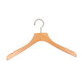Bestseller Custom Logo Wooden Coat Hangers for Wardrobe & Living Room Use Single Tier Customizable Size Clothing Organizer