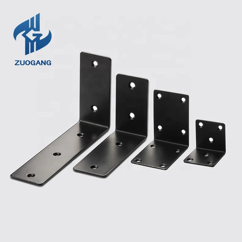 Zuogang Wholesale Furniture Stainless Steel Corner Bracket Cabinet Support Bracket L Shaped Bracket