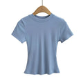 2024 Summer Breathable Fabrics Daily Deals on Ladies Tops Tshirts of Women Short T Shirt Tops De Mujer