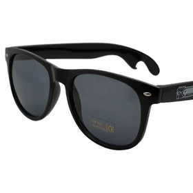 Square Polarized Black Bottle Opener Glasses Sunglasses with Beer Bottle Opener