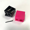 Makeup Pencil Sharpener Eyeliner Cosmetic Sharpener Lip Liner Sharpener Cute 2 Holes Pencil Sharpener Small Pencil Sharpener