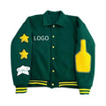 E220597 Custom Embroidery Logo Men Jacket Coat Outside Driving Moto Men Jacket Style Fashion Baseball Uniform for Men