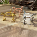 Wholesale Crystal Base Holder Crystal Sphere Metal Stand for Home Decoration
