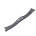 22mm Silver Steel Jubilee Watchband Bracelet Strap with for Oyster Clasp Luxury Fit for Orient Neo 70's Solar Panda
