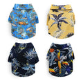 Customized Summer Polyester New Hawaiian Pet Shirt Stylish Dog Cloths