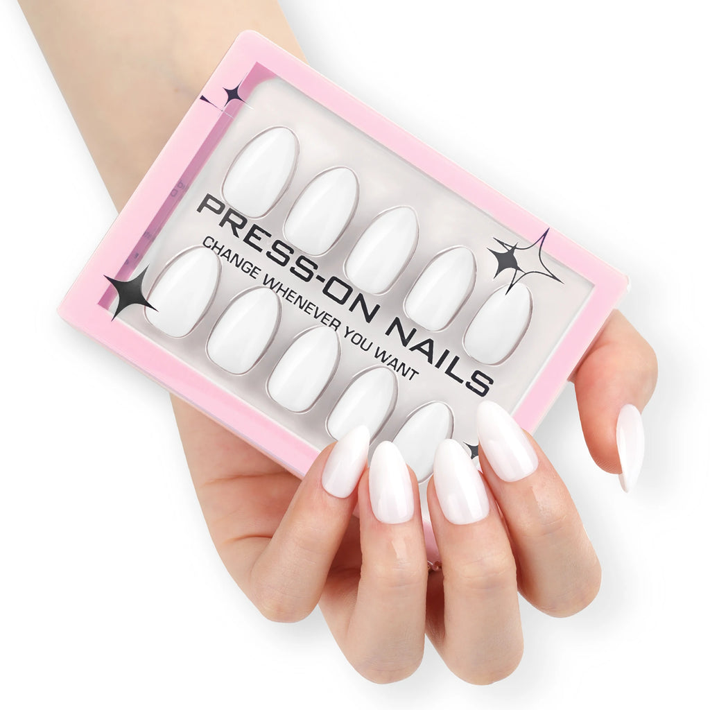 Genuine Soft Gel Nails GD42 Timeless Nude Almond Nails Simple & Chic Solid Color Press on Nail Artificial Fingernails Customize