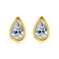 Daidan Stud Earring Sterling Silver Cubic Zircon Waterdrop Tear Drop Wholesale Earrings