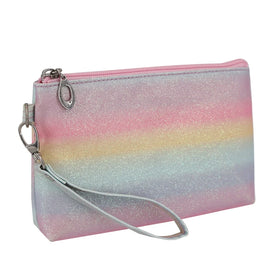 Bling Bling Glitter PU Leather Cosmetic Bag Fashionable Customized Women Makeup Bag Women Gift Brush Bag Organizer Glitter