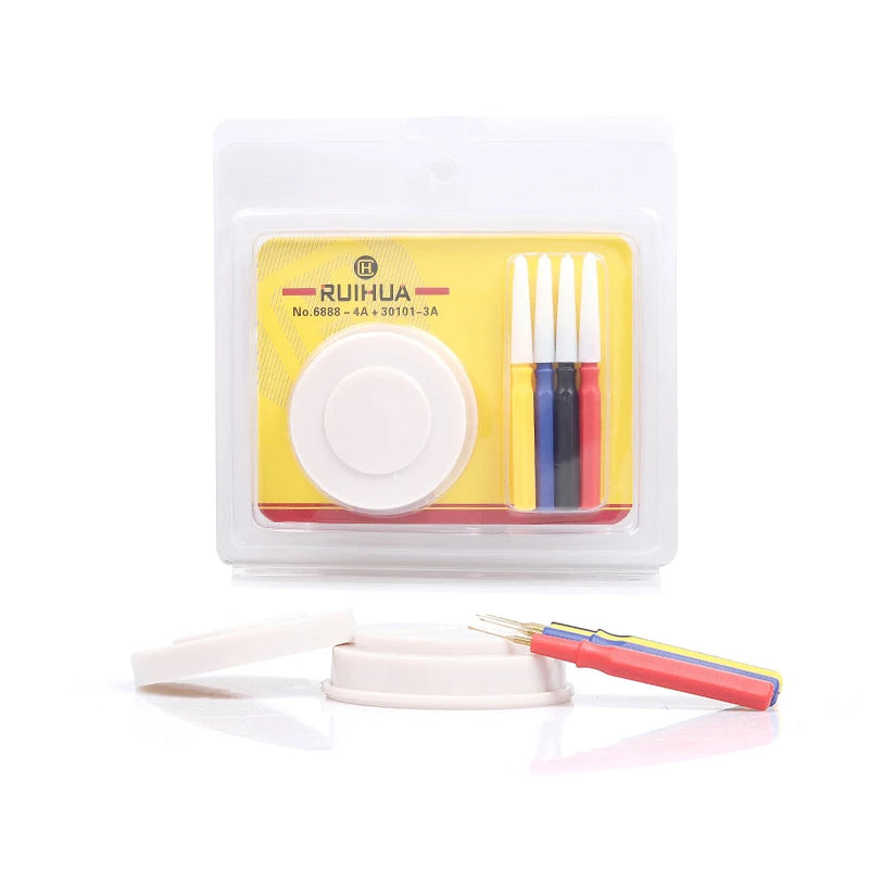 Watch Oiler Set 1 Oil Cup+4 Oil Pens Kit Plastic Watch Oiler Applying Lubricants Tool Watchmaker Watch Repair Maintenance Tool
