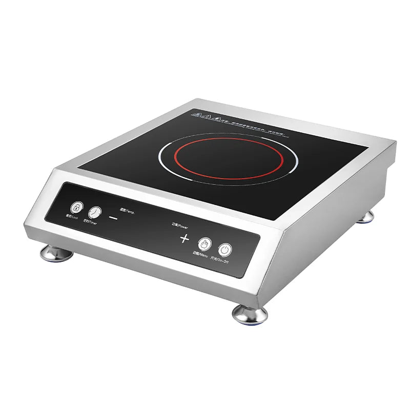 High Power 3.5kW Induction Burner Portable Stainless Steel Electric Induction Hob for Professional Kitchen