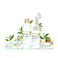 Green Tea Skin Care Set (New) Brightening Moisturizing Face Cleanser Foam Soap Clay Mask Water Toner Serum Cream Witch Hazel