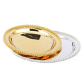 Luxury Fruit Plate Steel Cake Snack Serving Tray