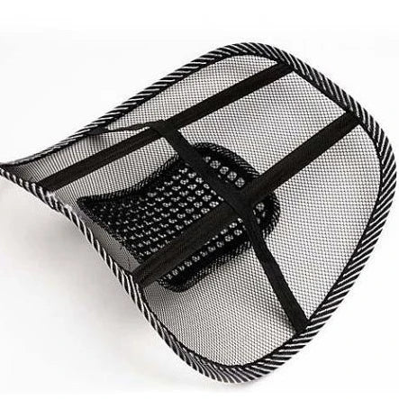 Cool Vent Home Cushion Mesh Back Lumbar Support & Massage Office Car Seat Truck Seat Waterproof Steel Frame