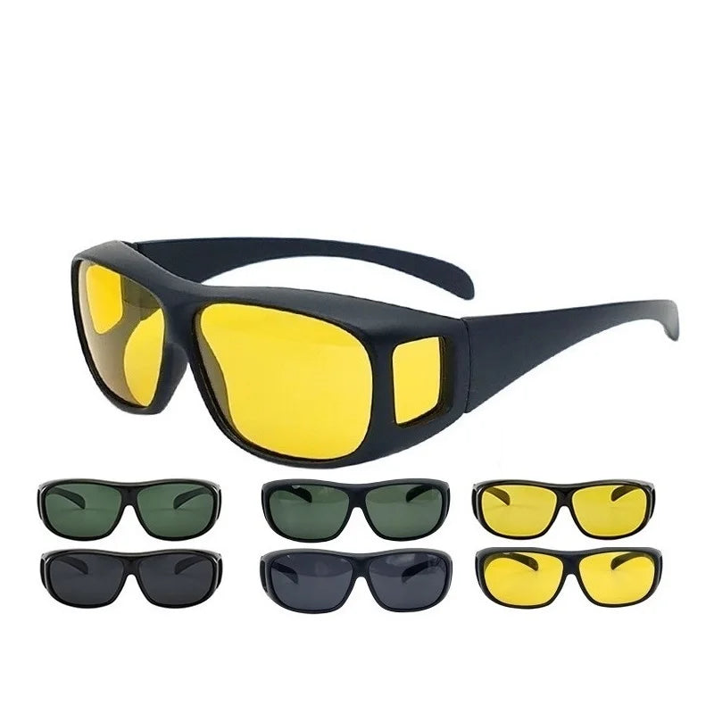 High Quality Fit Over Glasses Polarized Cover-Ups Prescription Sunglasses UV400 Anti Glare Warp Around Sun Glasses for Men Women