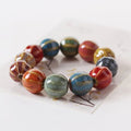 square Round Triangle Trendy Thick Large Chunky Bracelet Homme Weighted Silk Thread Bangles for Jewelry Making