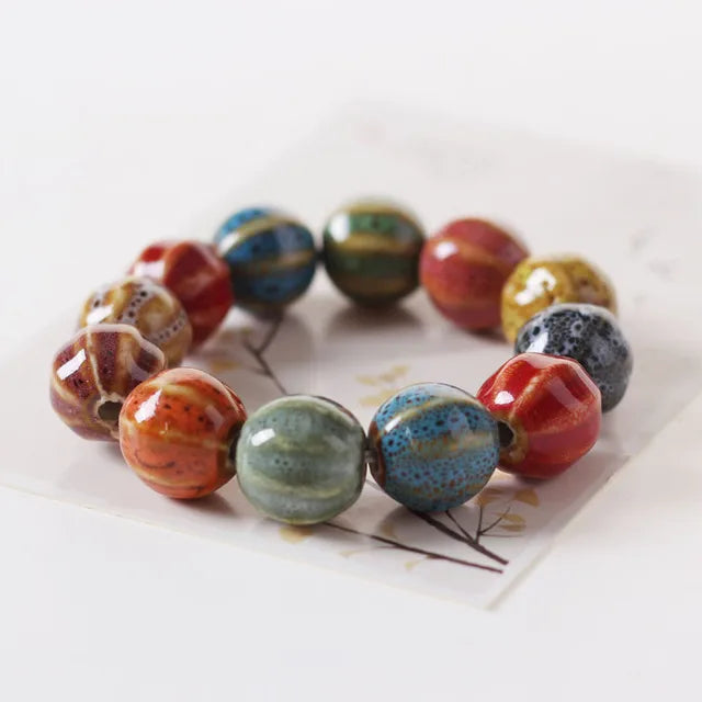 square Round Triangle Trendy Thick Large Chunky Bracelet Homme Weighted Silk Thread Bangles for Jewelry Making