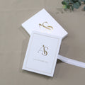 Wholesale Popular Clear Acrylic Cards with Gold Foil Luxury White Paper Hardcover Handmade Customized Wedding Invitation Boxes