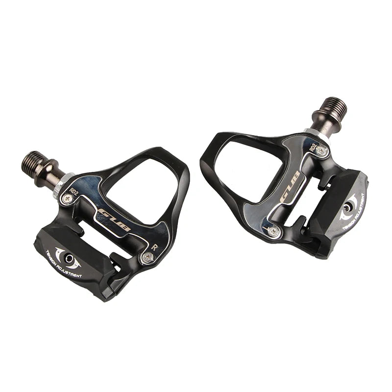 GUB New Cycling Road Bike Bicycle Self-locking Pedals Ultralight Nylon 2 Sealed Bearing Bicycle Pedal Bike Part