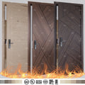 China Yohome Custom Commercial Fire Rated Interior Doors Fire Rated Door 20 Minutes Hotel Fd20 Wooden Doors