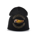 Wholesale Kids Adult Black Skully Beanie Custom Embroidery logo Winter Knitted Skull Beanies Hats Custom Embroidered Beanies