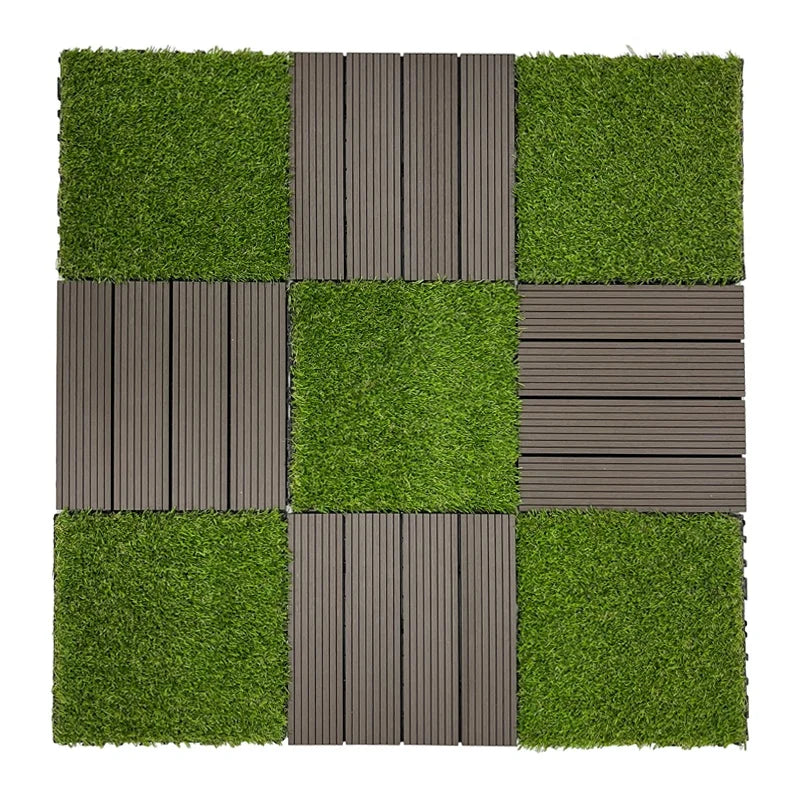 Decoration Green Bottom Plate Splicing Board Grass TilesBalcony Lawn Mat Suspended Artificial Grass