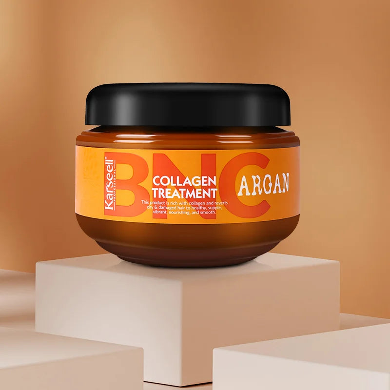 For Private Label OEM Keratin Cream Hair Mask Argan Oil-Professional Salon Use 100% Natural Herbal Formula Intensive Repair