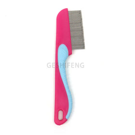 Stainless Steel Plastic Pet Flea Comb Dog Flea Treatment Dog Tick Remover Brush