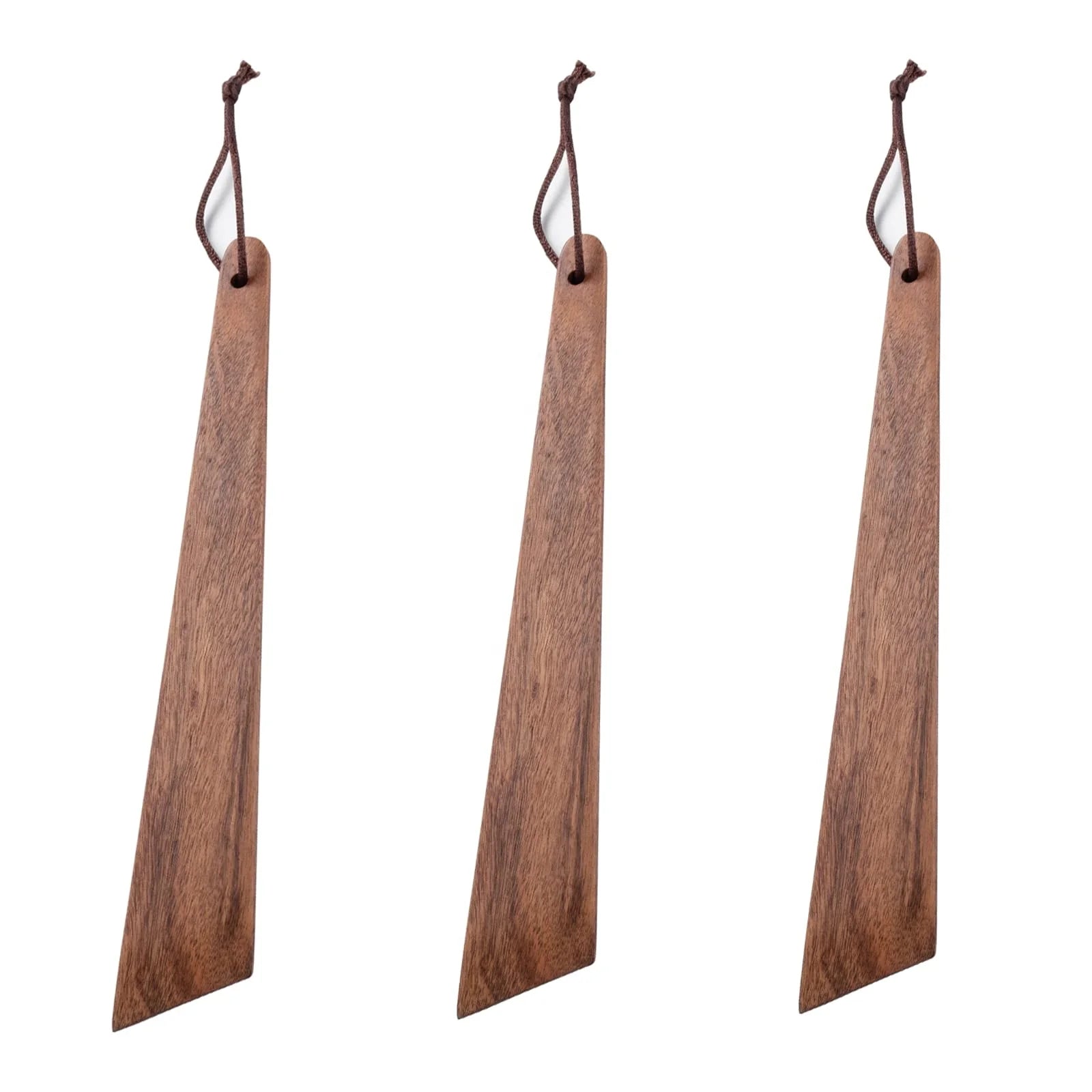 Wooden Paddle Handle Wooden Cooking Bamboo Spoon Small Wood Flipper