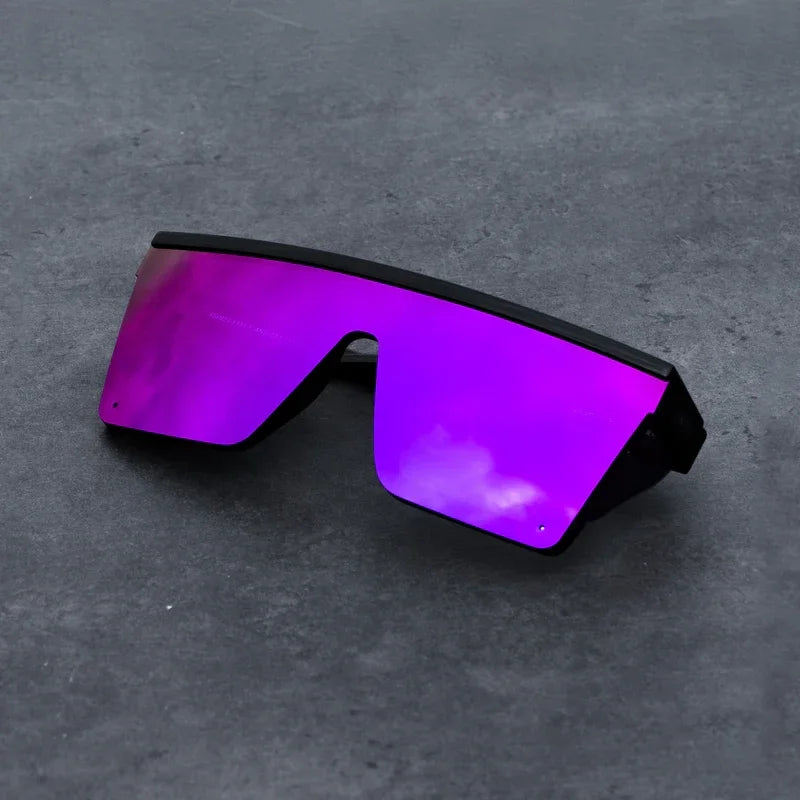 Finewell 3407 OEM & ODM Z87 Safety Flat Top Classic Square Sunglasses Woman Brand Designer Shield Shades UV400