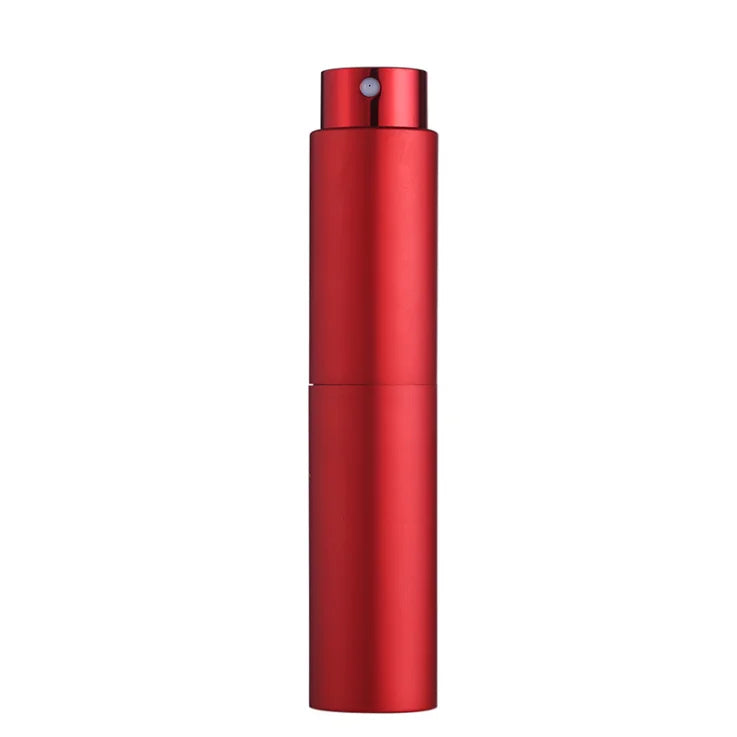 Popular Breath Freshener Bottle Perfume Oil Cosmetic Packaging 8ml 15ml Twist Rotating Aluminum Spray Bottle