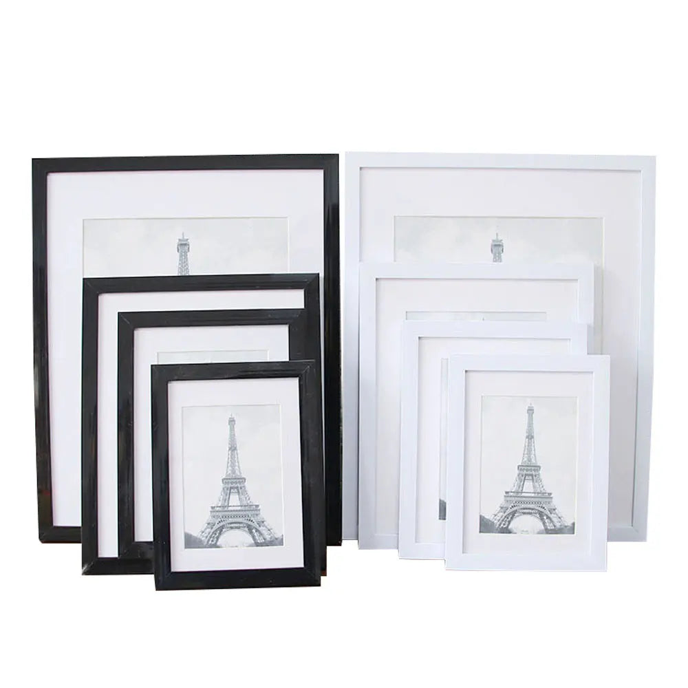 Wholesale Eco-friendly White/Black A4/A3/4x6/5X7/6X8/8x10/11x14in MDF Wooden Photo Frame Digital Printing 2-color Ewen Brand MOQ