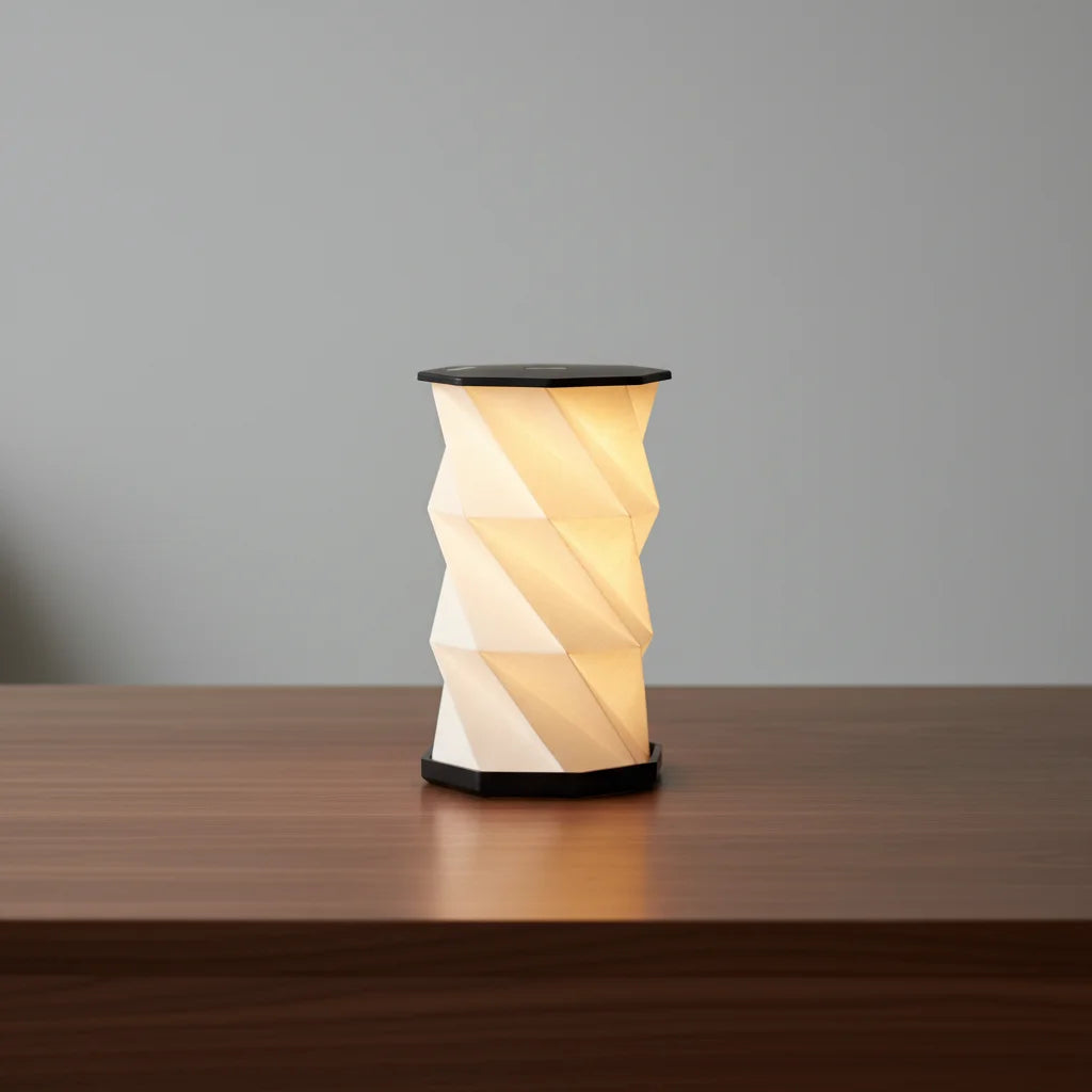 Modern LED Diamond Folding Lamp Corporate Gifts Night Light for Support Gift Custom for Bookshelf Bar Coffee