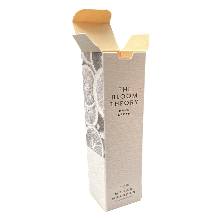 Small Mini White Cardboard Box Packaging With Custom Logo for Hand Cream