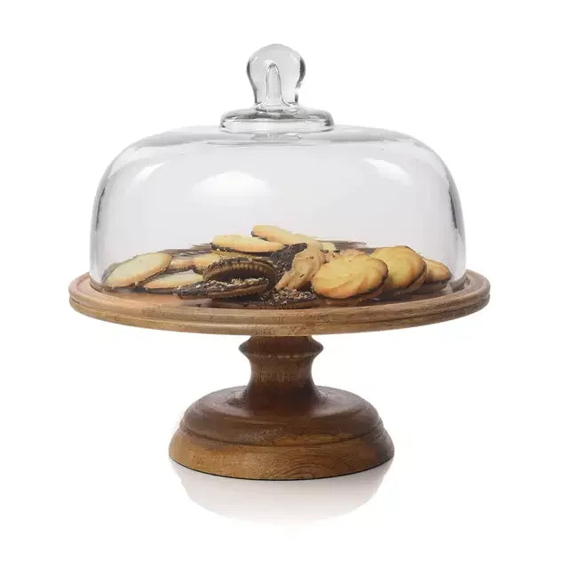 Wedding Cake Stand With Glass Dome New Design Yanxiang Porcelain Dessert Table Set Buffet Cake Snack Display