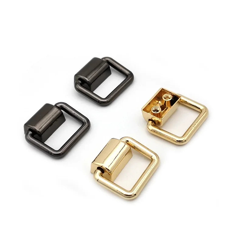 D Ring Bag Side Clip Buckles Screw Handbag Chain Handles Connector Bag Strap Belt Hanger DIY Hardware Bag Accessories