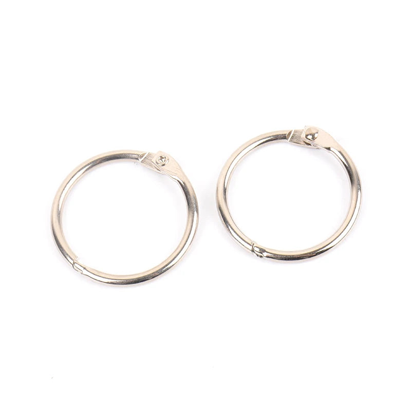 Factory Wholesale 30mm Office Standard Metal Binder Clip Book Binding Ring for Home and School